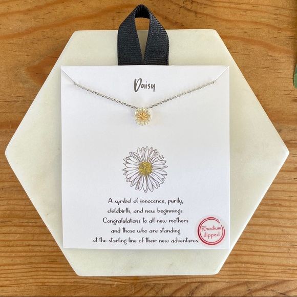 💓 Dainty Daisy Necklace - Picture 2 of 3